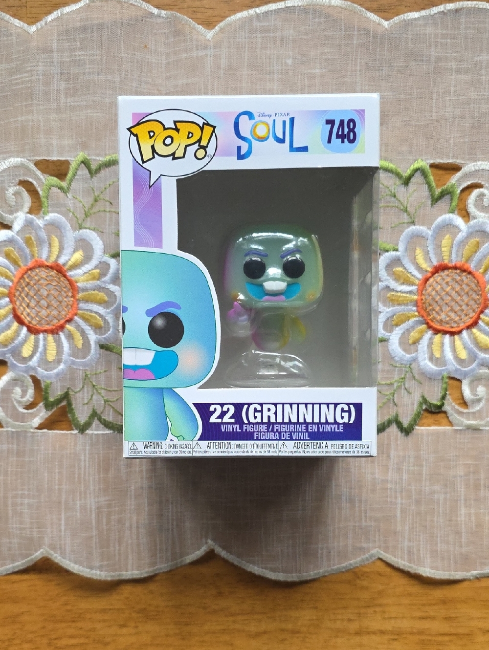 Funko Pop! Disney Pixar Soul 22 (Grinning) Vinyl Figure #748